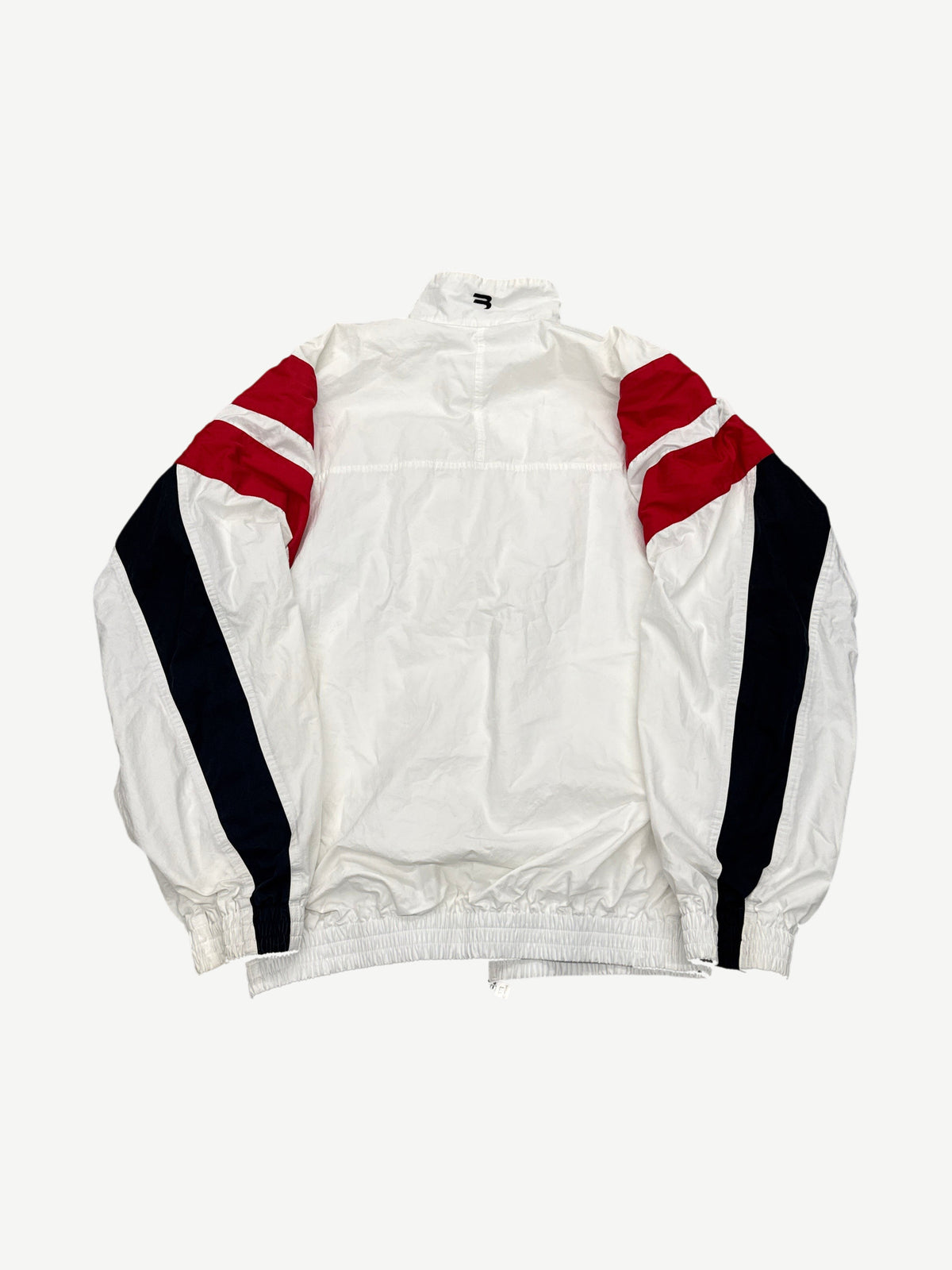 Balenciaga White Red 3B Sports Icon Tracksuit Jacket