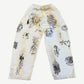 Balenciaga White Tattoo Logo Baggy Sweatpants