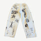 Balenciaga White Tattoo Logo Baggy Sweatpants