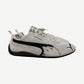 Balenciaga x Puma Distressed White Black Speedcat Suede