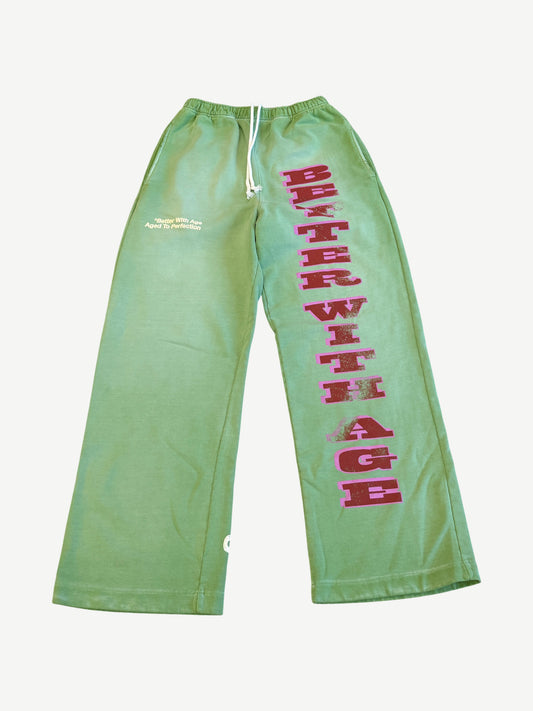Better With Age Green Moniker Sweatpants