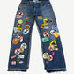 Better With Age Indigo Gentlemen's Reworked Patch Denim Jeans