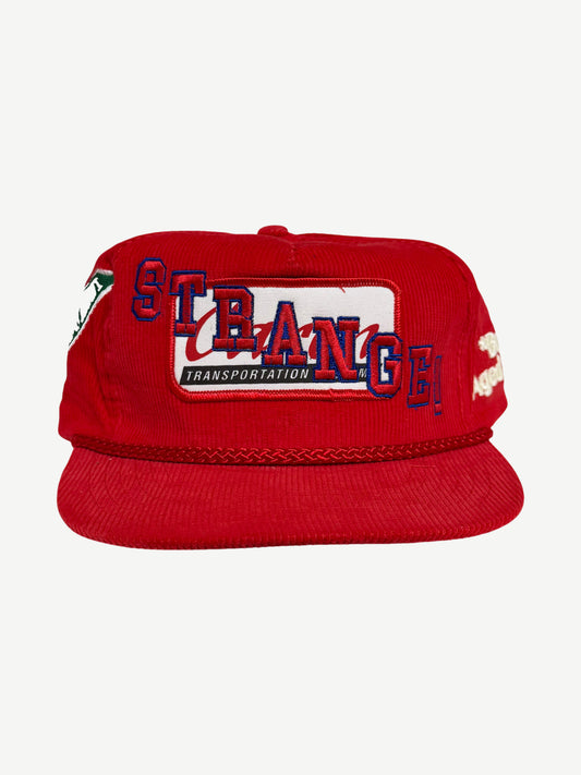 Better With Age Red Stranger Corduroy Trucker Hat