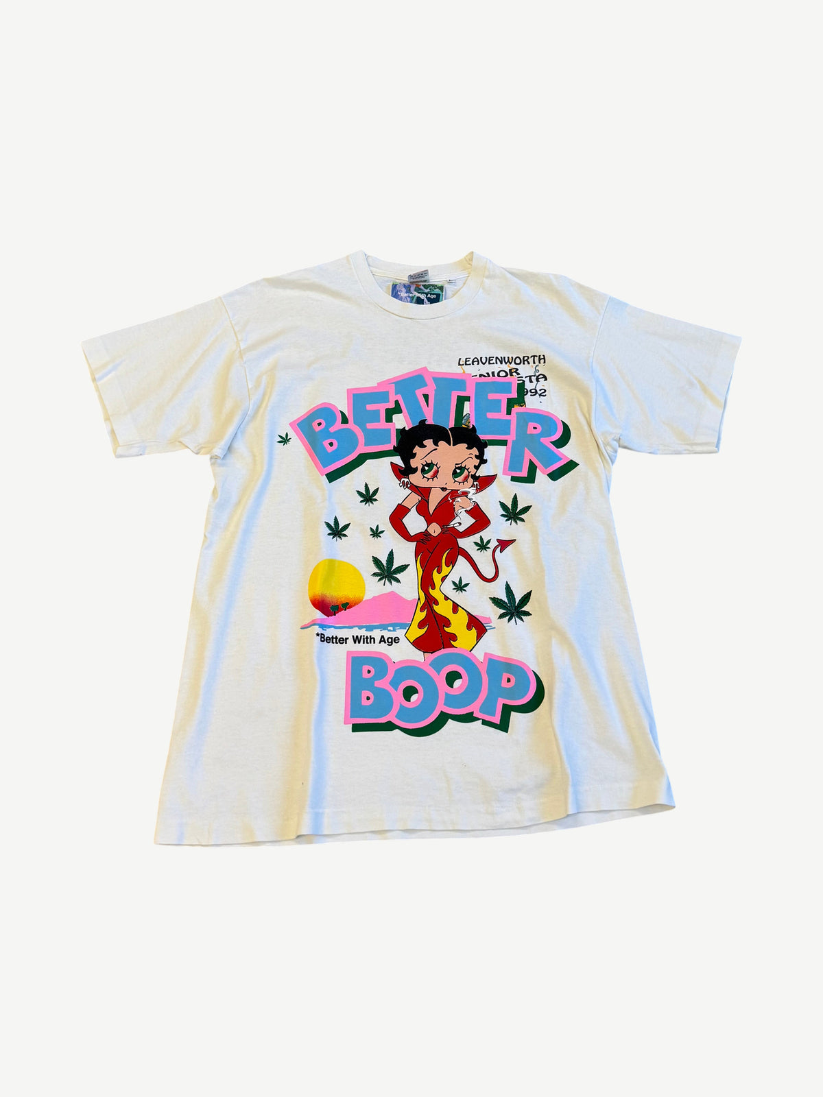 Better With Age White Betty Boop Tee
