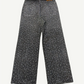 Birth of Royal Child black Diamond jeans rear view with five-pocket cut and rhinestone gradient down the legs