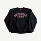 Black Supreme Plaid Arc Crewneck