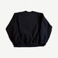 Black Supreme Plaid Arc Crewneck