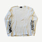 Bossi Eastie White Rhinestone Logo Thermal Longsleeve