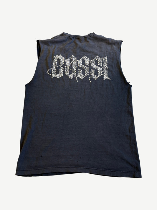 Bossi Vintage Dragon Studded Cutoff Tee