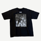 Bossi vintage Korn Sick & Twisted tee in black with rhinestone studs and reworked band graphic.