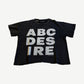 Bottega Desires Black ABC Desires Tee