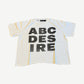 Bottega Desires White ABC Desires Tee