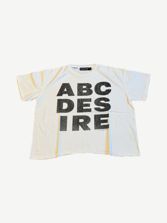 Bottega Desires White ABC Desires Tee