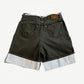 Bottega Veneta Olive Stonewashed Denim Shorts