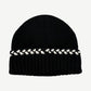 Chanel Black CC Embroidered Cashmere Beanie