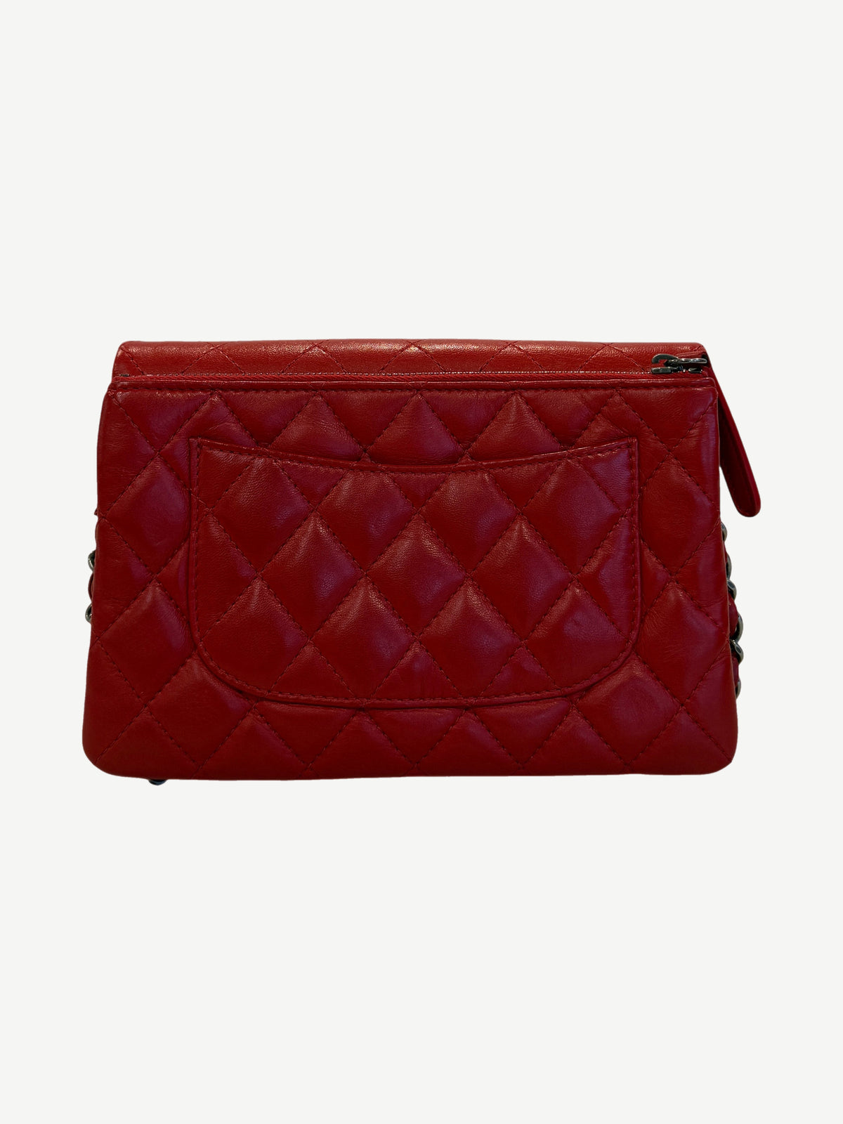 Chanel Paris-Salzburg Red Multi Flap Quilted Lambskin Bag