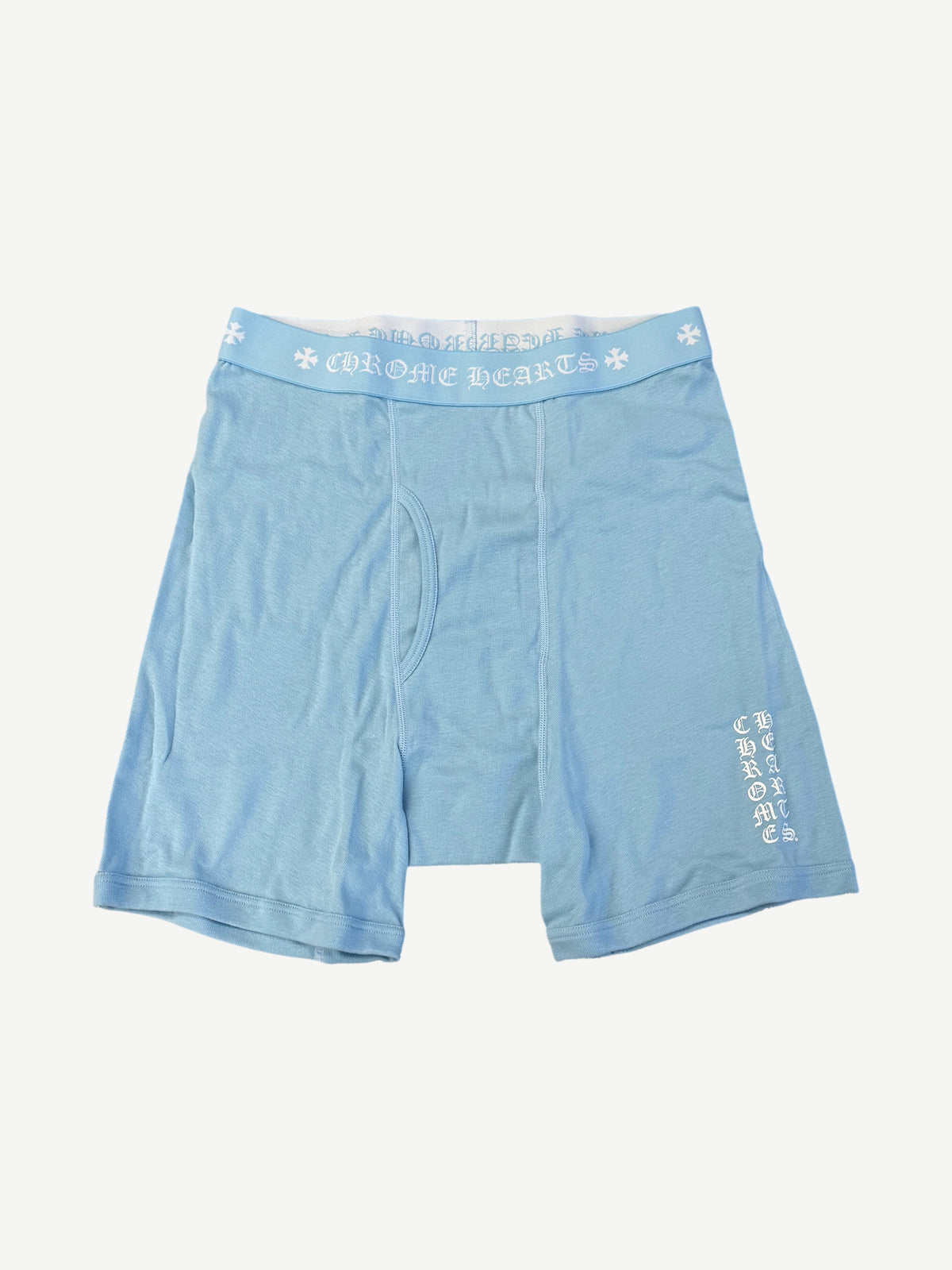 Chrome Hearts Baby Blue Classic Rib Boxer Brief