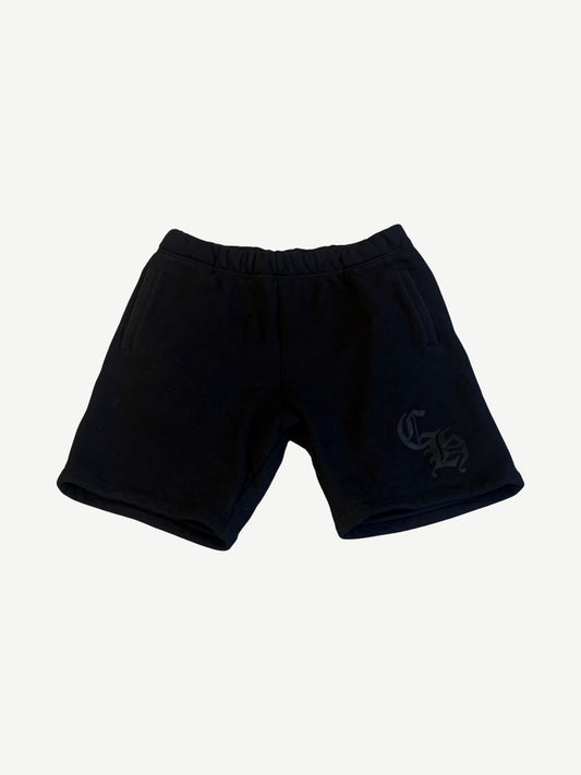 Chrome Hearts Black 7/11 Nylon CH Sweat Shorts