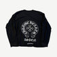 Chrome Hearts Black Aspen Exclusive Horseshoe Floral Longsleeve