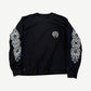 Chrome Hearts Black Aspen Exclusive Horseshoe Floral Longsleeve