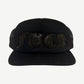 Chrome Hearts Black Black Fuck Leather Trucker Hat