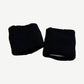 Chrome Hearts Black Black Patent Cross Patch Sweatbands Set