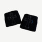 Chrome Hearts Black Black Patent Cross Patch Sweatbands Set