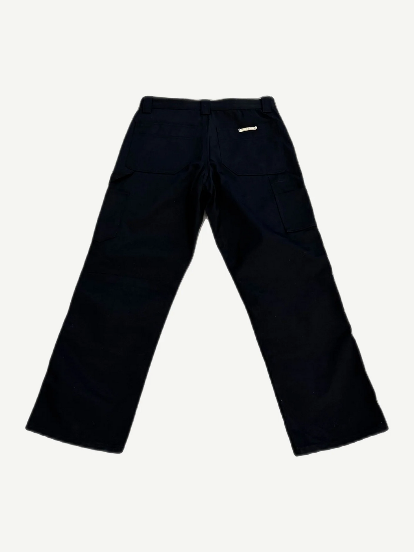 Chrome Hearts Black Carpenter Double Knee Pants