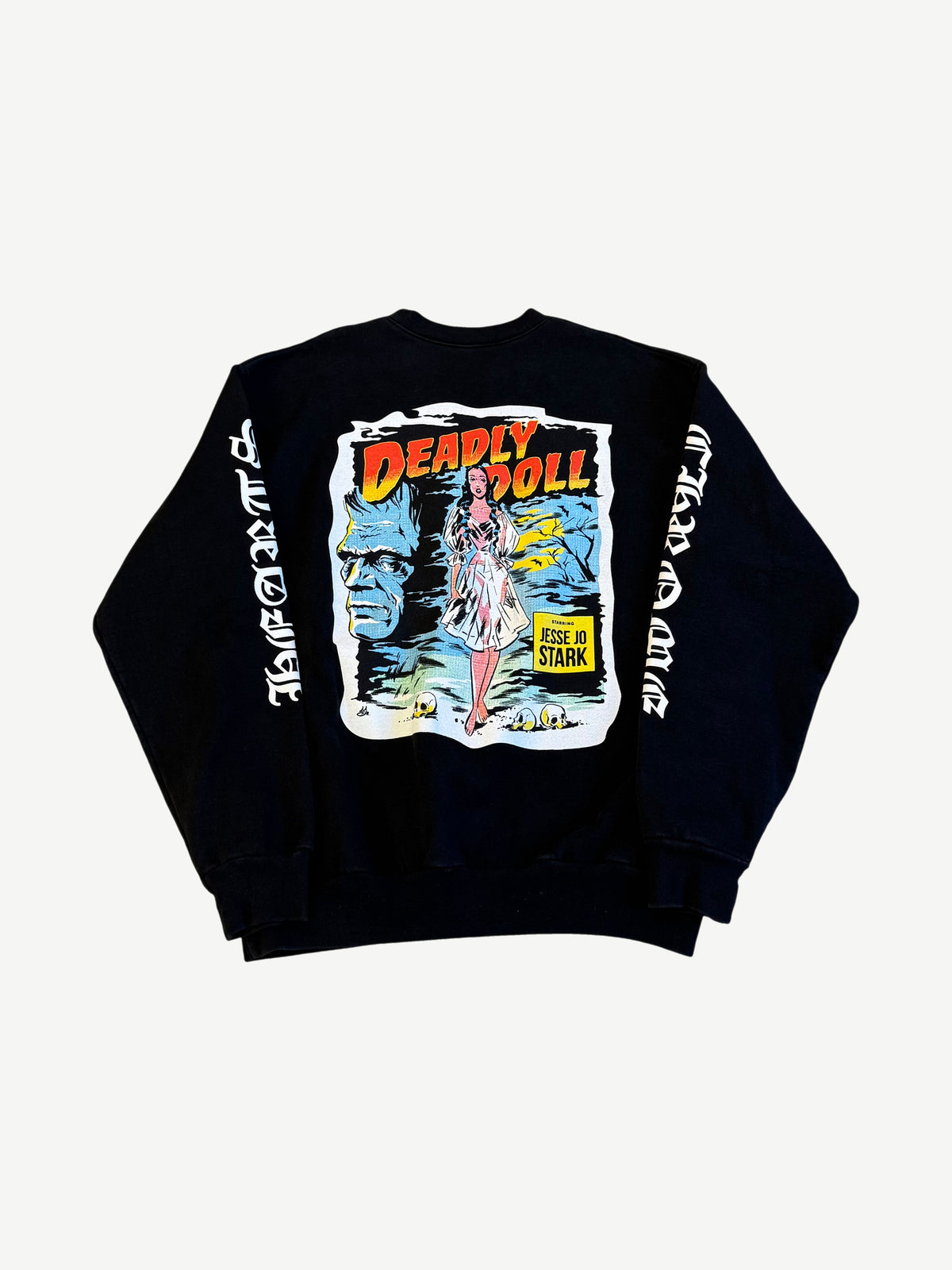 Chrome Hearts Black Deadly Doll Jesse Jo Stark Crewneck