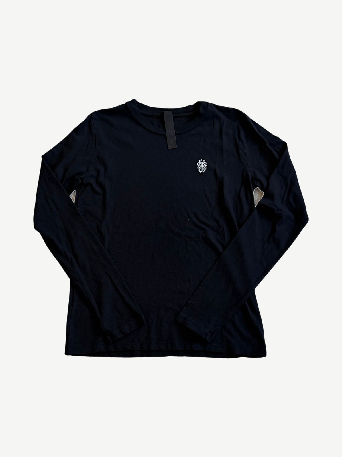 Chrome Hearts Black Embroidered Dagger Longsleeve