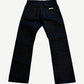 Chrome Hearts Black Fleur Knee Denim Jeans