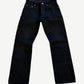 Chrome Hearts Black Fleur Knee Denim Jeans