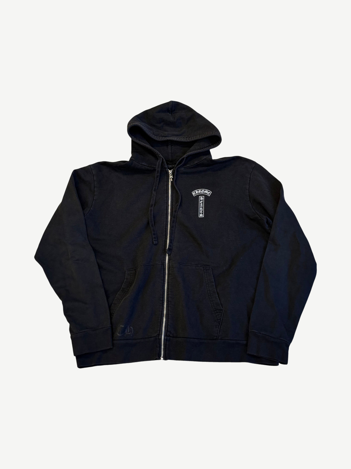 Chrome Hearts Black Fuck You T-Bar Back Logo Zipup