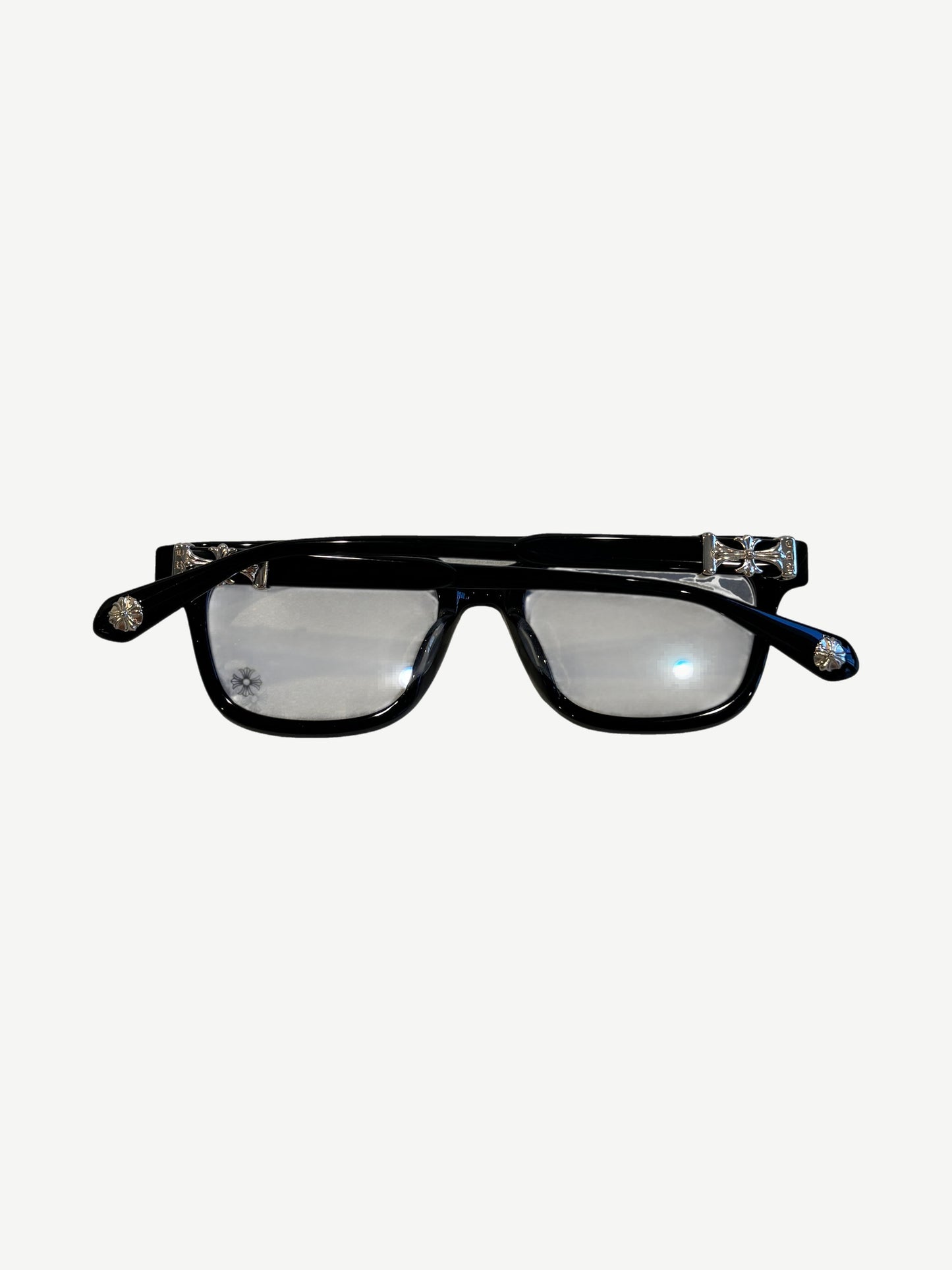 Chrome Hearts Black Gold Cox Ucker Frames