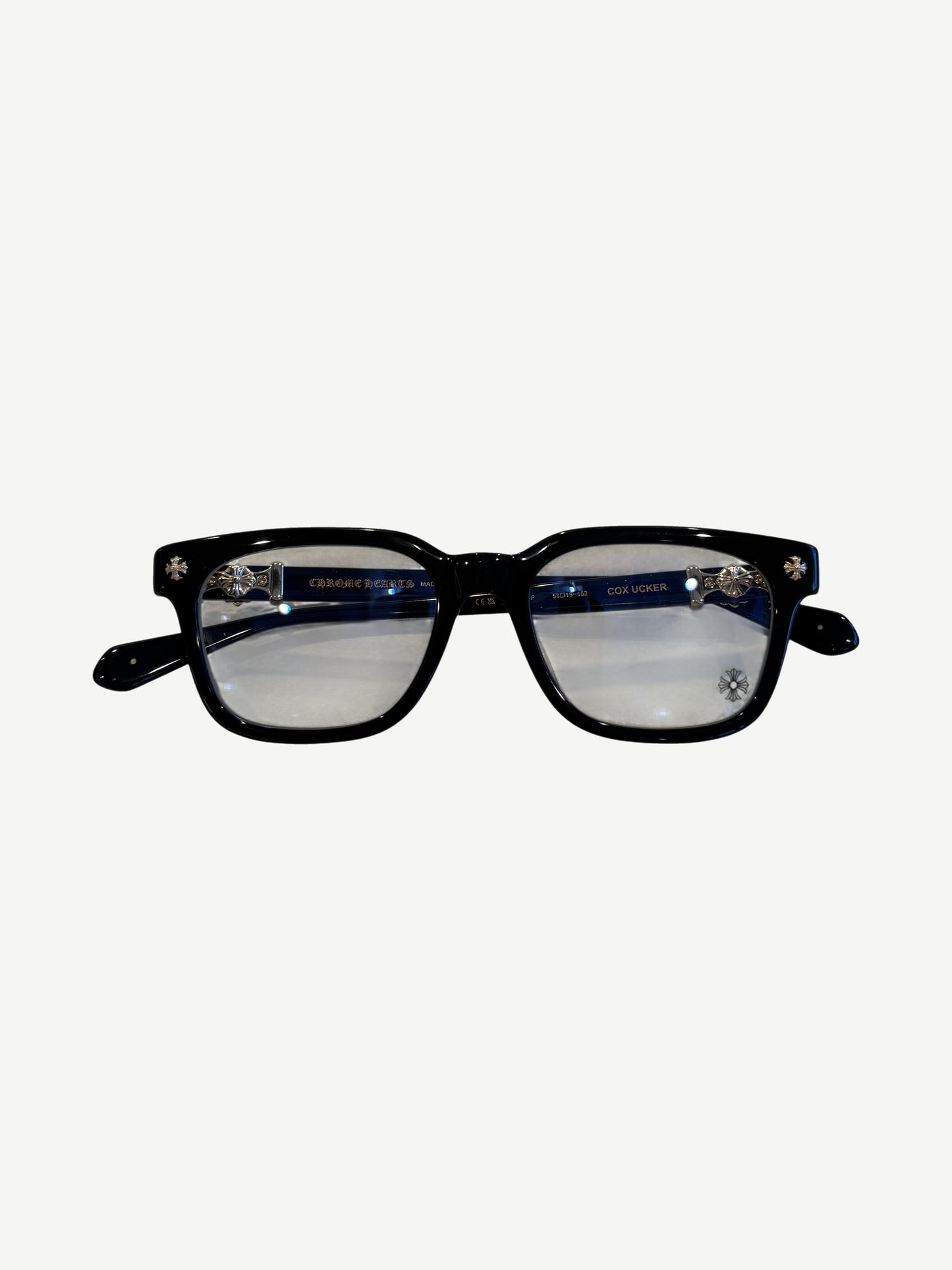 Chrome Hearts Black Gold Cox Ucker Frames