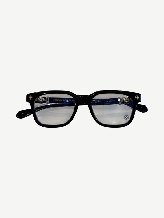 Chrome Hearts Black Gold Cox Ucker Frames