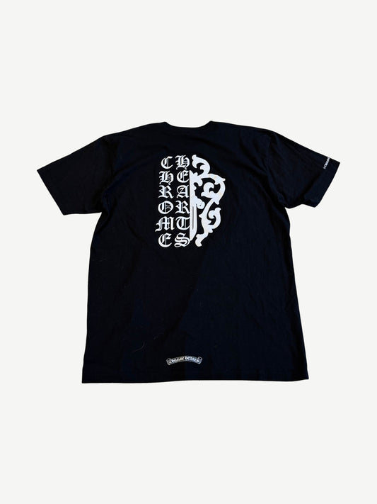 Chrome Hearts Black Half & Half Vine Dagger Tee