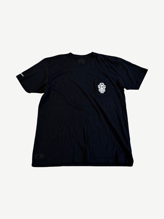 Chrome Hearts Black Half & Half Vine Dagger Tee