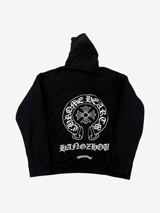 Chrome Hearts Black Hangzhou Exclusive Horseshoe Logo Zipup