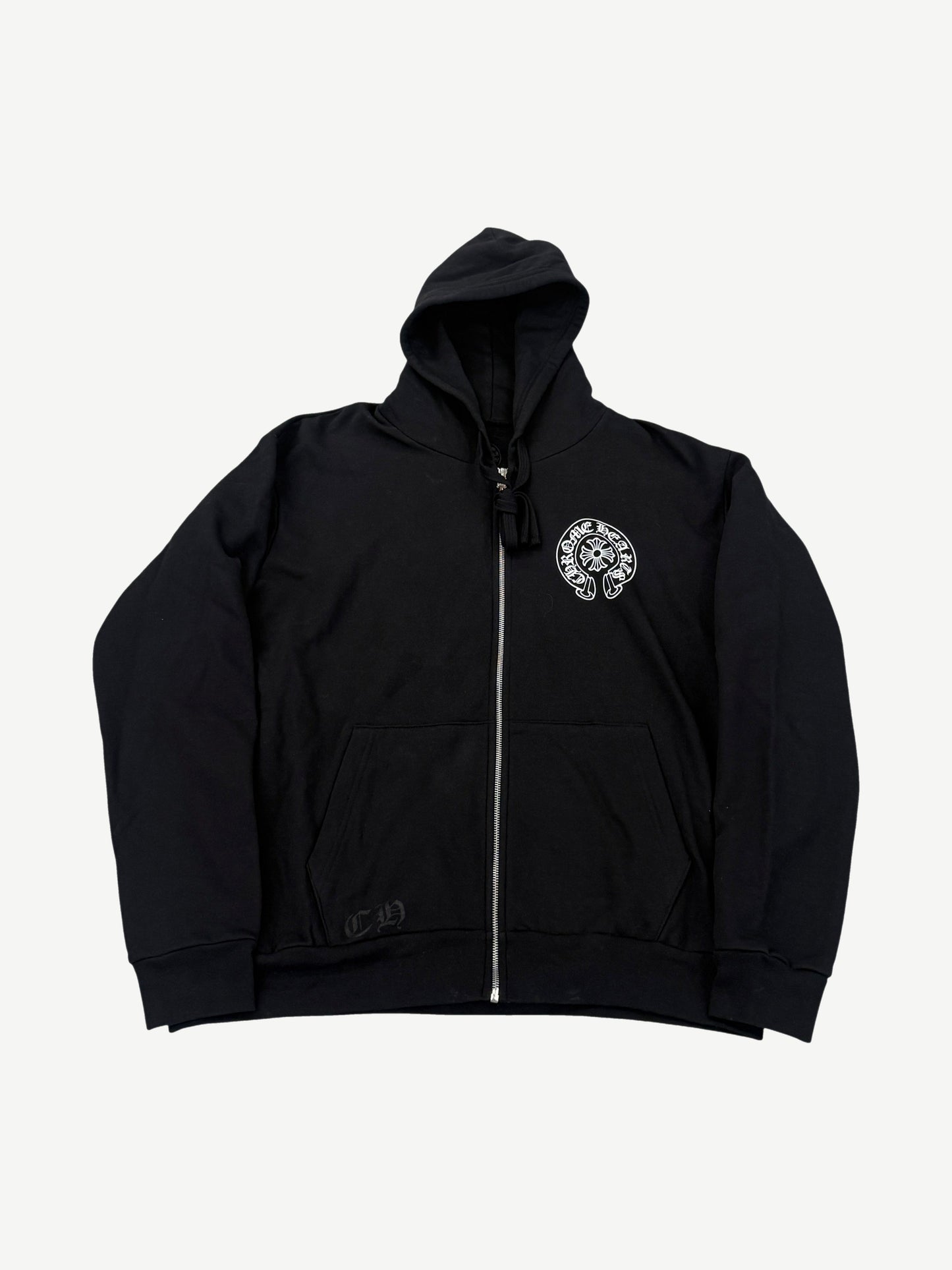Chrome Hearts Black Hangzhou Exclusive Horseshoe Logo Zipup