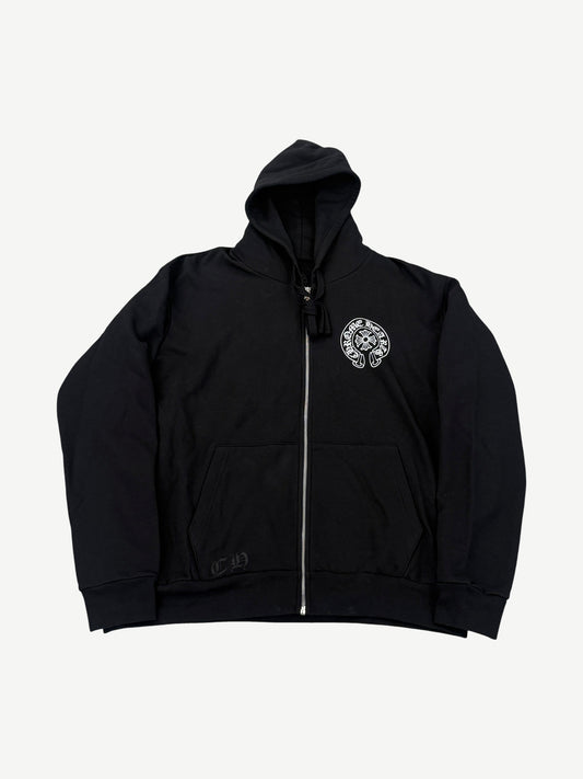 Chrome Hearts Black Hangzhou Exclusive Horseshoe Logo Zipup