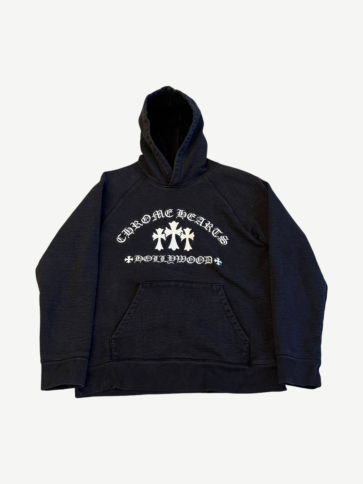 Chrome Hearts Black King Taco Embroidered Triple Cross Hoodie