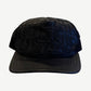 Chrome Hearts Black Leather Cross Patch Flooded Cemetery Trucker Hat