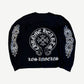 Chrome Hearts Black Los Angeles Horseshoe Floral Longsleeve