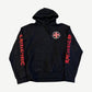 Chrome Hearts Black Made In Hollywood Red Plus Cross Hoodie