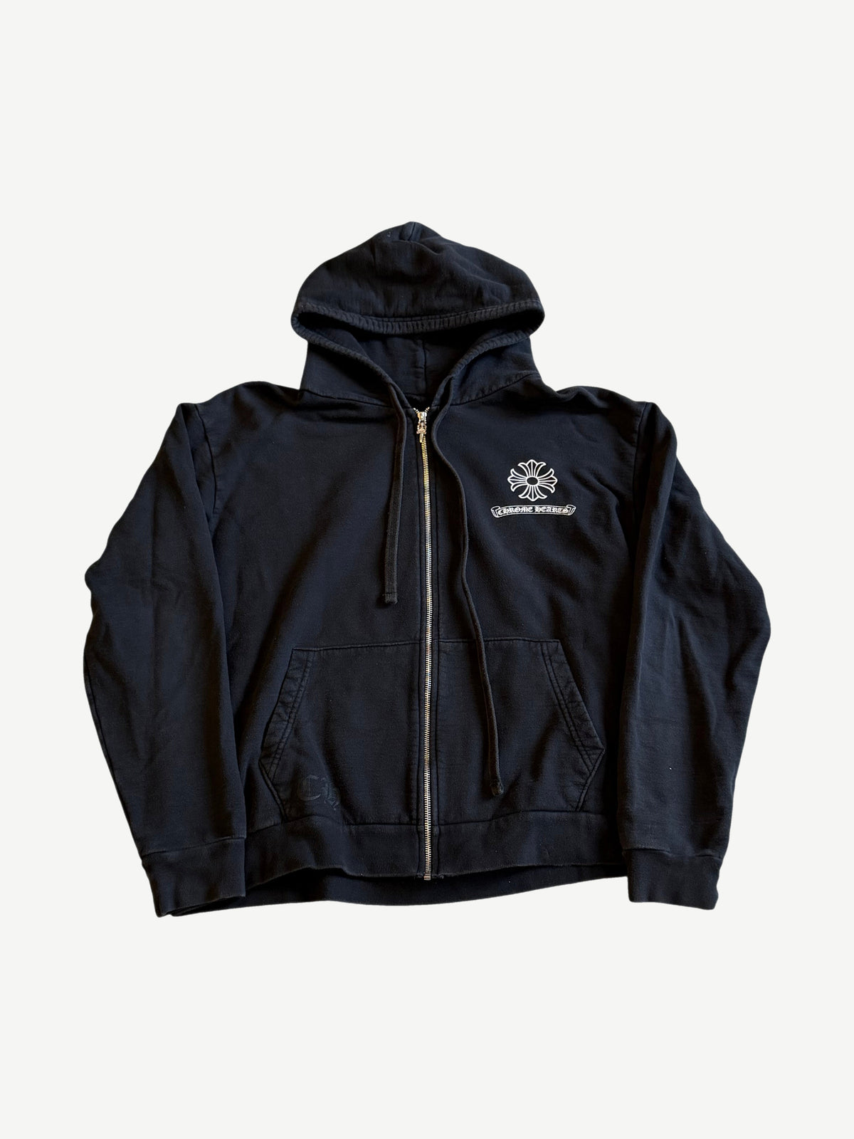 Chrome Hearts Black Malibu Exclusive Back Logo Zipup