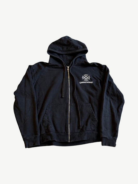 Chrome Hearts Black Malibu Exclusive Back Logo Zipup