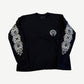 Chrome Hearts Black Malibu Exclusive Horseshoe Floral Longsleeve