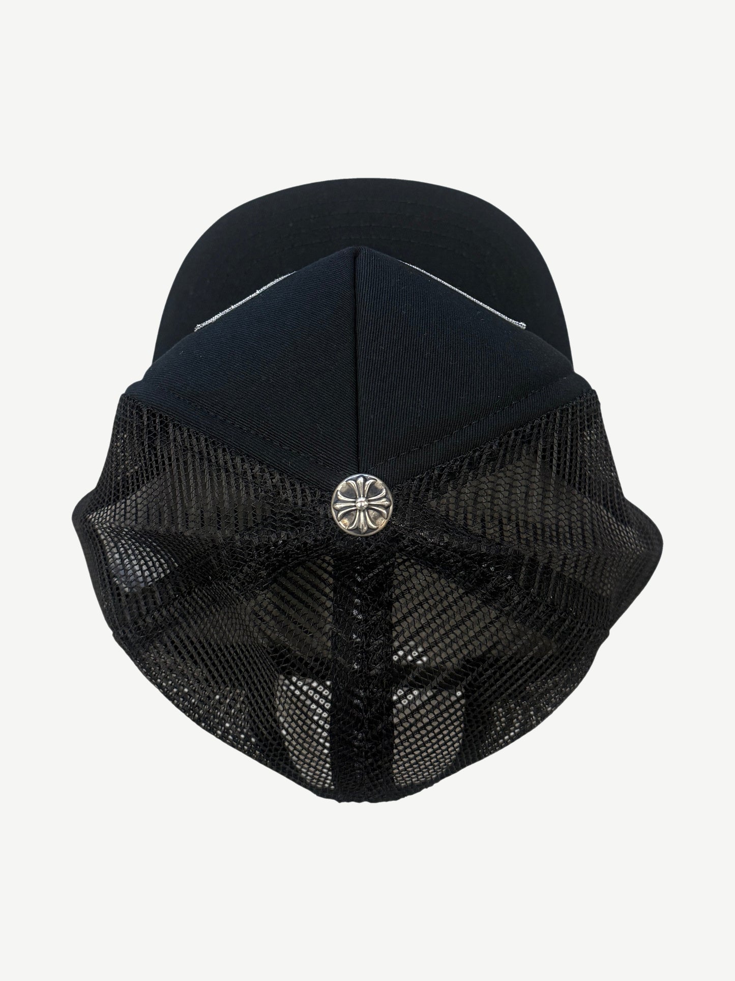 Chrome Hearts Black Miami CH Trucker Hat