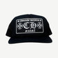 Chrome Hearts Black Miami CH Trucker Hat